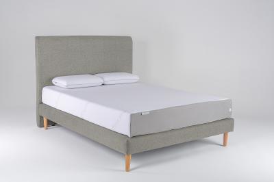 Foundation with Plain Bed Head & Mattress Bundle