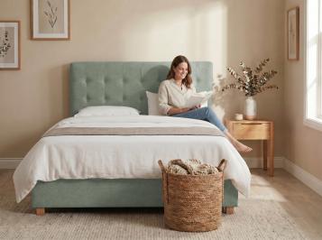 Rothbury Tufted Button & Mattress Bundle